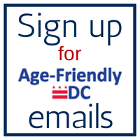 Sign up for emails from Age-Friendly DC